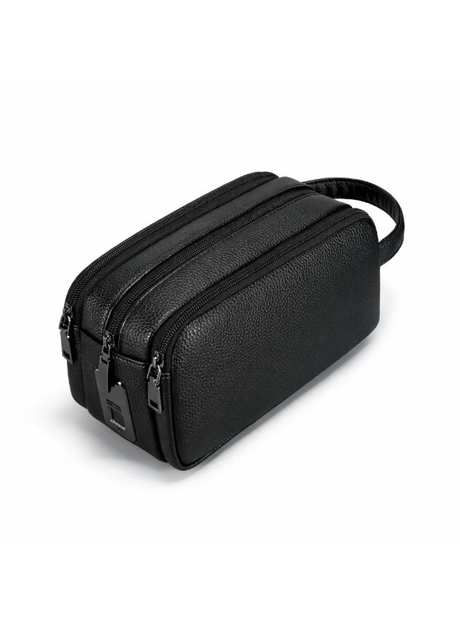 Unisex Smart Fingerprint Lock Hand bag with Anti-Theft Technology - 4-Zipper Security, 10-Fingerprint Capacity, Handle & Golden-Tone Hardware, Compatible with Smartphones/Tablets/Laptops